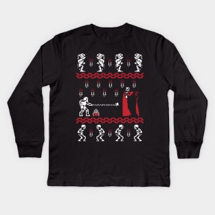 Christmasvania - Ugly Sweater, Christmas Sweater & Holiday Sweater Kids Long Sleeve T-Shirt